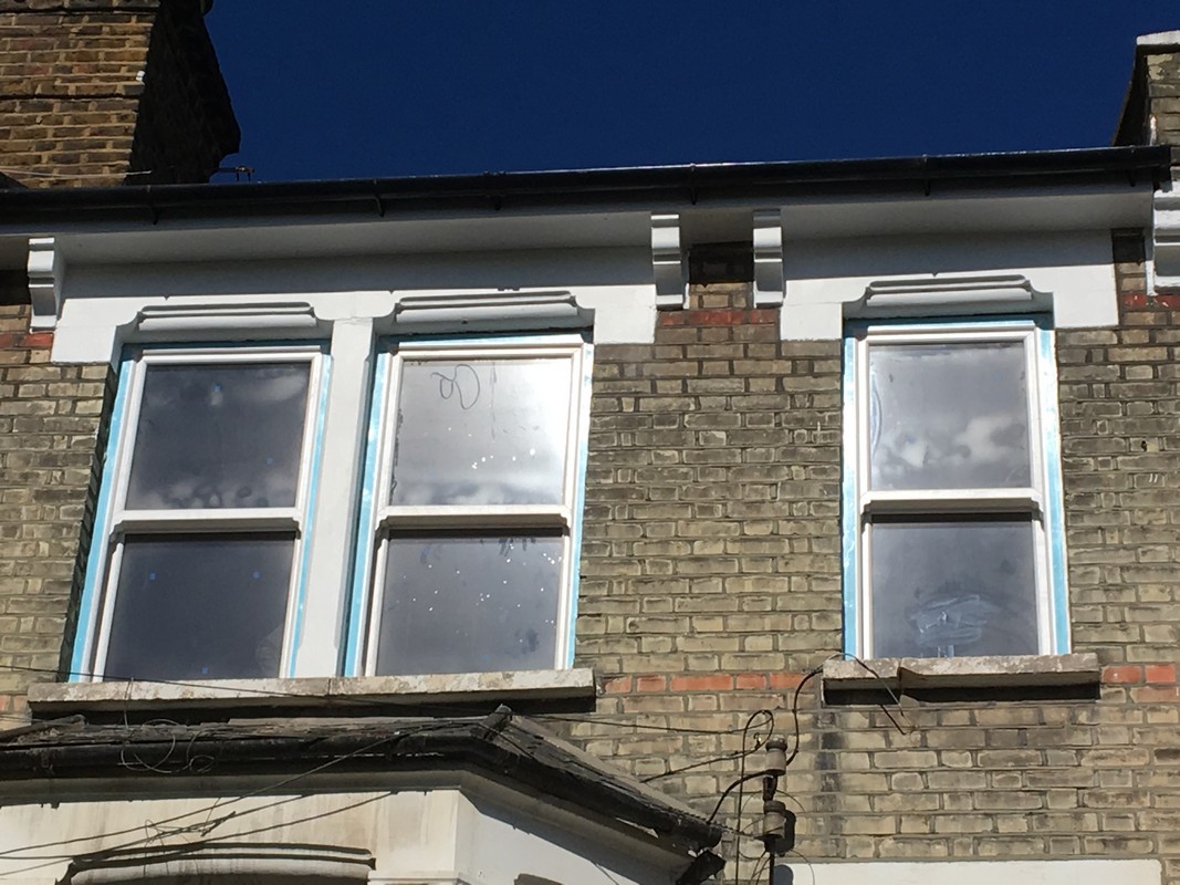 New uPVC sash windows fitted on Victorian terrace in Marlow